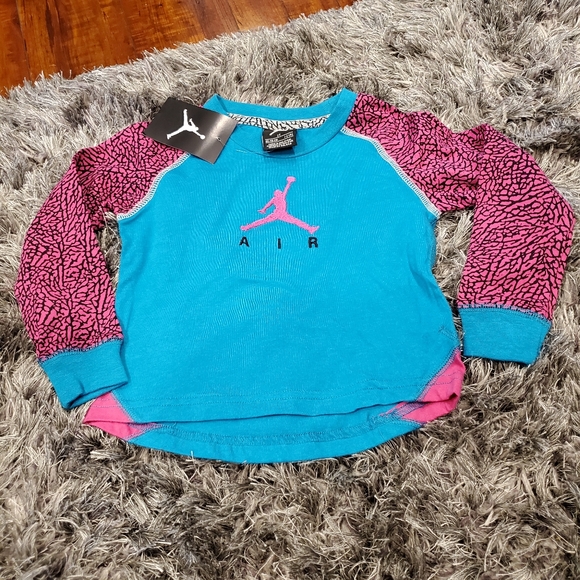 Jordan Other - NWT Girl's Jordan Long Sleeve Shirt size 2T